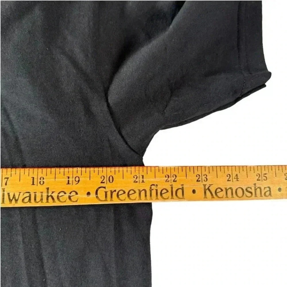 East Central University Tigers Adult Large Black T-Shirt Crew Neck Solid Cotton - Picture 5 of 9